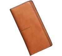 QWPYDXN Nouveau Portefeuille en Cuir Grande capacité, Long et Fin, Pochette pour pièces de Monnaie, Vintage, Design Fin, Design élégant pour Filles et Dames Porte-Carte