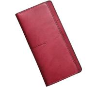 QWPYDXN Nouveau Portefeuille en Cuir Grande capacité, Long et Fin, Pochette pour pièces de Monnaie, Vintage, Design Fin, Design élégant pour Filles et Dames Porte-Carte