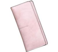 QWPYDXN Nouveau Portefeuille en Cuir Grande capacité, Long et Fin, Pochette pour pièces de Monnaie, Vintage, Design Fin, Design élégant pour Filles et Dames Porte-Carte