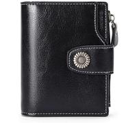 QWPYDXN Nouveau Portefeuille en Cuir pour Femmes, Court, Solide, Porte-Cartes, Mode d'affaires, Grande capacité, Pochette, Porte-Monnaie, Petite Poche pour pièces de Monnaie Porte-Carte