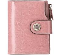 QWPYDXN Nouveau Portefeuille en Cuir pour Femmes, Court, Solide, Porte-Cartes, Mode d'affaires, Grande capacité, Pochette, Porte-Monnaie, Petite Poche pour pièces de Monnaie Porte-Carte
