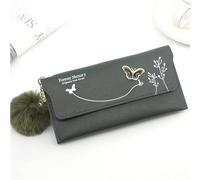 QWPYDXN Nouveau Portefeuille en Cuir pour Femmes, Grande capacité, Design Vintage, Taille compacte, rétro, Mini Portable, Mode, Mignon, Cadeau Porte-Carte