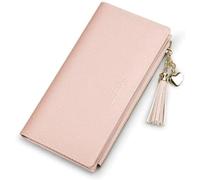 QWPYDXN Nouveau Portefeuille en Cuir pour Femmes, Grande capacité, Long, Fermeture éclair, Fentes pour Cartes, Porte-Monnaie, Mode rétro, Cadeau pour Filles Porte-Carte