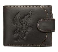 QWPYDXN Nouveau Portefeuille en Cuir pour Hommes, Porte-Cartes d'affaires à Deux Volets, Grande capacité, Porte-Monnaie Pliable et Durable pour Hommes et garçons Porte-Carte
