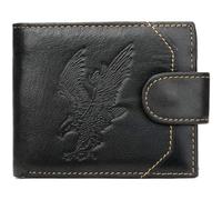 QWPYDXN Nouveau Portefeuille en Cuir pour Hommes, Porte-Cartes d'affaires à Deux Volets, Grande capacité, Porte-Monnaie Pliable et Durable pour Hommes et garçons Porte-Carte
