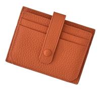 QWPYDXN Nouveau Portefeuille en Cuir Sac à sous-Slot Sac Mini Porte-Carte Portable bourses de pièce de Grande capacité pour Les Hommes pièces de Monnaie Orange Orange Porte-Carte