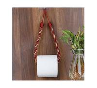 QWPYDXN Porte-Papier hygiénique en Ficelle Porte-Rouleau sans Clou Crochet pour Serviette de Salle de Bain Distributeur de Serviettes en Papier Porte-Serviettes en Papier Solide Durable