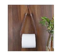 QWPYDXN Porte-Papier hygiénique en Ficelle Porte-Rouleau sans Clou Crochet pour Serviette de Salle de Bain Distributeur de Serviettes en Papier Porte-Serviettes en Papier Solide Durable