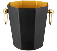 QWPYDXN Seau a Champagne Beau de Glace en Acier Inoxydable Bar Commercial Ice Keep Geet Cold Bodet 4,5 L Récipient de Glace de Grande capacité avec poignée de Transport Facile Barware