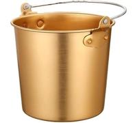 QWPYDXN Seau a Champagne Bodet de Glace de 1,75 L avec Manche de Transport Facile à Transporter Simple Creative Ice Container Mini Petite Taille de Boisson Bucket Multifonctionnel Barware