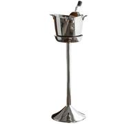 QWPYDXN Seau a Champagne Seau à Glace de Grande capacité Baril à Glace en Acier Inoxydable avec Godet à vin de Cochon Barware