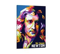 QWSDF Sir Isaac Newton Poster d'art sur toile et art mural Impression moderne Chambre familiale 60 x 90 cm