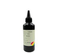 QWsdR 4 Bouteilles 100 ML de Recharge Encre Compatible avec diverses Cartouches Dye Ink Photo Ink Compatible avec Les imprimantes de Bureau(Black)
