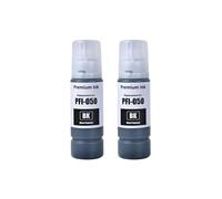 QWsdR Bouteille d'encre à Jet d'encre Compatible Compatible avec ImagePrograf TC-20 TC-20M Printers PFI050 PFI-050 PFI 050(2pcs Black)