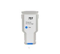 QWsdR Cartouche à Encre remanufacturée Compatible avec 727 727xl Compatible avec DesignJet T1530 T920 T1500 T2500 T930 T2530 Printers avec Puce(1pcs Cyan-300ML)