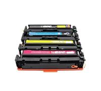 QWsdR Cartouche de Toner 4 Couleurs Compatible avec la Cartouche d'encre d'imprimante Pro M154a M154nw MFP M180n M181fw(CF530A 205A 4pcs)