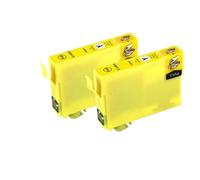 QWsdR Cartouche d'encre Compatible T04E T04E1 T04E4 Compatible avec l'expression Home XP-2101 XP-4101 Workforce WF-2831 WF-2851 Printers(2pcs Y(KR-HK))
