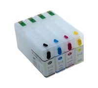 QWsdR Cartouche d'encre de Recharge, 4 Couleurs, Compatible T7011, T7012, T7013, T7014, Compatible avec imprimantes WP4015, WP4025, WP4095, WP4515, WP4525, WP4535, WP4545, WP4595