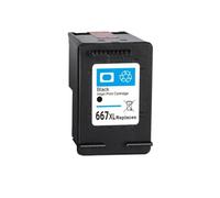 QWsdR Cartouche d'encre de Remplacement Compatible avec 3YM81AL 3YM80AL, Compatible avec 667 667XL - Advantage 1275 2374 2375 2376(1BK)