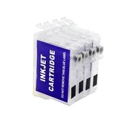 QWsdR Cartouche d'encre Rechargeable Vide, sans Puce, Compatible avec T1971, T1962, T1963, T1964, Compatible avec Expression XP-101, 201, 211, 401, 204, 104, 214, 411, WF-2532