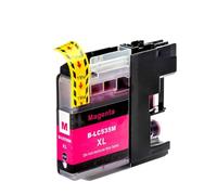 QWsdR Compatible 4PK LC539 LC539XL BK LC535 LC535XL C M Y CARTRIDGES DE L'INK Compatible avec DCP-J100 DCP-J105 MFC-J200 INKBEEFIT(2 pcs Magenta)