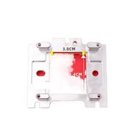 QWsdR Conversion de Cadre de tête Compatible avec l'imprimante à solvant écologique I3200, Support de tête d'impression, Plaque de Support de tête(Type A)