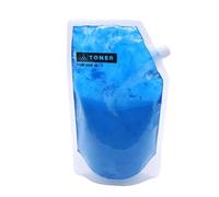 QWsdR Poudre de Toner 654A 654X CF330X CF331A CF332A CF333A 1000g, Compatible avec Color Enterprise M651dn M651N(Cyan 1000g)