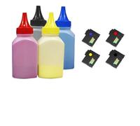 QWsdR Puce de Poudre de Cartouche de Toner Compatible avec-CP105 CP105b CP205 CP205w CM205b CM205f CM205fw CP215 CM215(As Shown)