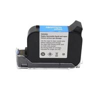QWsdR Remplacement de Cartouche d'encre 1 pièces JS12 JS12M JS12 M 600DPI 12.7mm Compatible avec l'imprimante à Jet d'encre Thermique Portable Encre à solvant écologique à séchage Rapide(JS12-Black)