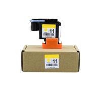 QWsdR Tête d'impression Compatible avec imprimante 500 800 510 100 110 111 120 1000 1100 1200, Compatible avec 11 têtes d'impression 11 C4810A C4811A C4812A C4813A(1PC - Yellow)