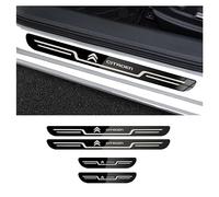 QWTYAFDD 4 PCS Protection Seuil de Porte de Voiture,pour Citroen C4 E-C4 2022+ Inoxydable Anti-Dirty Antidérapan Résistant Rayures Pièces De Voiture