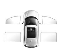 QWTYAFDD 4 Pièces Rideaux Voiture Magnétique, pour Audi A6 4F C6, 2004-2011 Pare Soleil Bébé, Occultant Latérale Protection UV, Vie Privée