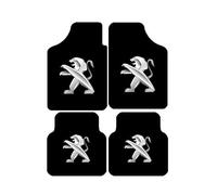 QWTYAFDD 4 pièces Tapis De Sol Voiture, pour Peugeot 206 (206+/206 Plus) 2009-2023 Avant Arrièr Antidérapant Tous Temps Moquette Interieur Accessoires