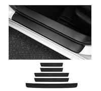 QWTYAFDD 5 Pcs Film Protection Seuil Porte Voiture,pour Audi RS4 B9 2017-2022 2023 2024 Fibre Carbone Bande de Protection Film Anti-Rayures Voiture Universelle