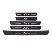 QWTYAFDD 5 Pcs Film Protection Seuil Porte Voiture,pour Citroen DS4 Fibre Carbone Bande de Protection Film Anti-Rayures Voiture Universelle
