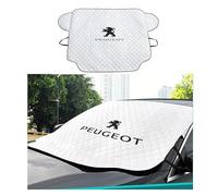QWTYAFDD Couverture Pare-Brise Avant Voiture,pour Peugeot 208 2012-2023 2024 Pare-Soleil Anti Givre Neige Glace Soleil Protection Repliable Universelle