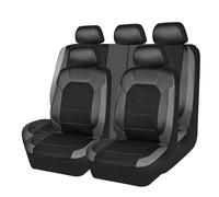 QWTYAFDD Housse de Siege Voiture,pour Opel Meriva B 2010-2014 Universel Housse de Protection Siège Voiture Ensemble de Housses Siège Avant et Arrière,C Grey