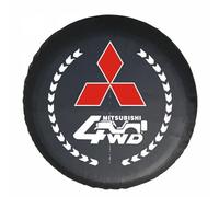 QWTYAFDD Housse Roue Secours de Voiture, pour Mitsubishi Pajero V73 V77 2008-2011 Pneu Couverture Antipoussière Imperméable Durable Protecteurs pneus Voiture,C 16in