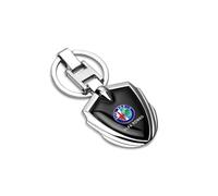 QWTYAFDD Porte-clés de Voiture,pour Alfa Romeo 147 156 164 166 159 Mito Giulia Giulietta Stelvio Porte-clés Maison Accessoire Porte-clés de Voiture Cadeaux pour Homme Femme
