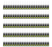 QWUUYEC 3mm LED Shade Kit 100 Pièces avec Support, Trou Latéral Simple, Couleur Bleue - Accessoires Industriels Robustes, Résistance Haute Température, Isolation Supérieure (Lumière jaune)