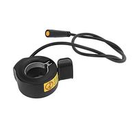 QWUUYEC Accélérateur à Pouce pour Vélo Électrique 130x, Commande de Vitesse Universelle, Plastique ABS et Caoutchouc - Connecteur Étanche, Compatible 24V - 72V, Montage Flexible