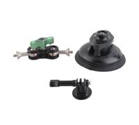 QWUUYEC Action Camera Aspiring Mount - Super Grande Aspiration de 10 cm, adhésion Stable à Haute Vitesse, Compatible avec Osmo Hero 11, Utilisation Multi-Surface, réglable à 360 °, ALU
