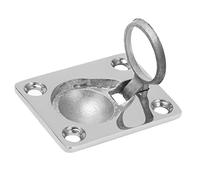 QWUUYEC Anneau de Levage Encastré en Acier Inoxydable 316, Poignée de Tirage Marine, 48x38mm - Résistance à la Corrosion, Fabrication Précise, pour Bateaux et Applications Nautiques