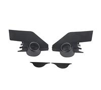 QWUUYEC Cache Tweeter Porte 2pcs, Couverture Haut - Parleur ABS Noir, Compatible 2012-2021 - Protection Robuste, Installation Facile, Ajustement Précis sans Modification