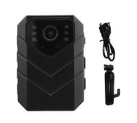 QWUUYEC Caméra Corporelle 4K HD avec Dos, Nocturne, Résistante à l'eau, Enregistreur Vidéo Portable - Stabilisation Gyroscopique 6 Axes, Usage Sécurité et Loisirs Extérieurs