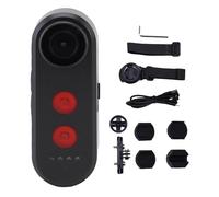 QWUUYEC Caméra Vélo avec Feu Arrière, 4K, Enregistrement en Boucle, Étanche IPX6, Batterie 5000mAh, Vue Large 140° - Surveillance APP en Temps Réel, Verrouillage Vidéo d'urgence pour (64G)