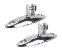QWUUYEC Charnière Pivotante Bimini Top 316 Acier Inoxydable, 2PCS, Résistante Corrosion Marin - Installation Facile, Surface Poli Miroir, Usage Bateau et Camping - Car