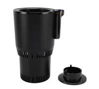 QWUUYEC Chauffe Et Refroidisseur De Tasse De Voiture 2 En 1, Support De Mug Avec Écran LCD, Chauffage 53-63°C Et Refroidissement - Sécurisé Et Compact, Idéal Pour Boissons Chaudes Et (Noire)
