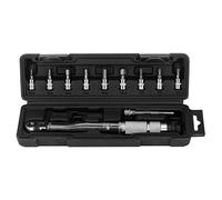 QWUUYEC Clé Dynamométrique 1/4 Pouce, Kit Avec Douilles Hexagonales, Chrome Vanadium, 5-25mm - Réglage Précis, Résistance Impact, Entretien Auto Moto