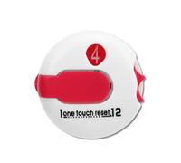 QWUUYEC Compteur de Coups de Golf - Compteur à molette de réinitialisation à Une Touche pour Un Score précis. Clip Portable et léger pour Les golfeurs. (Type 3)